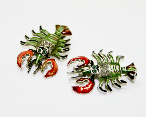 1940-50's BJL Lobster scatter pins