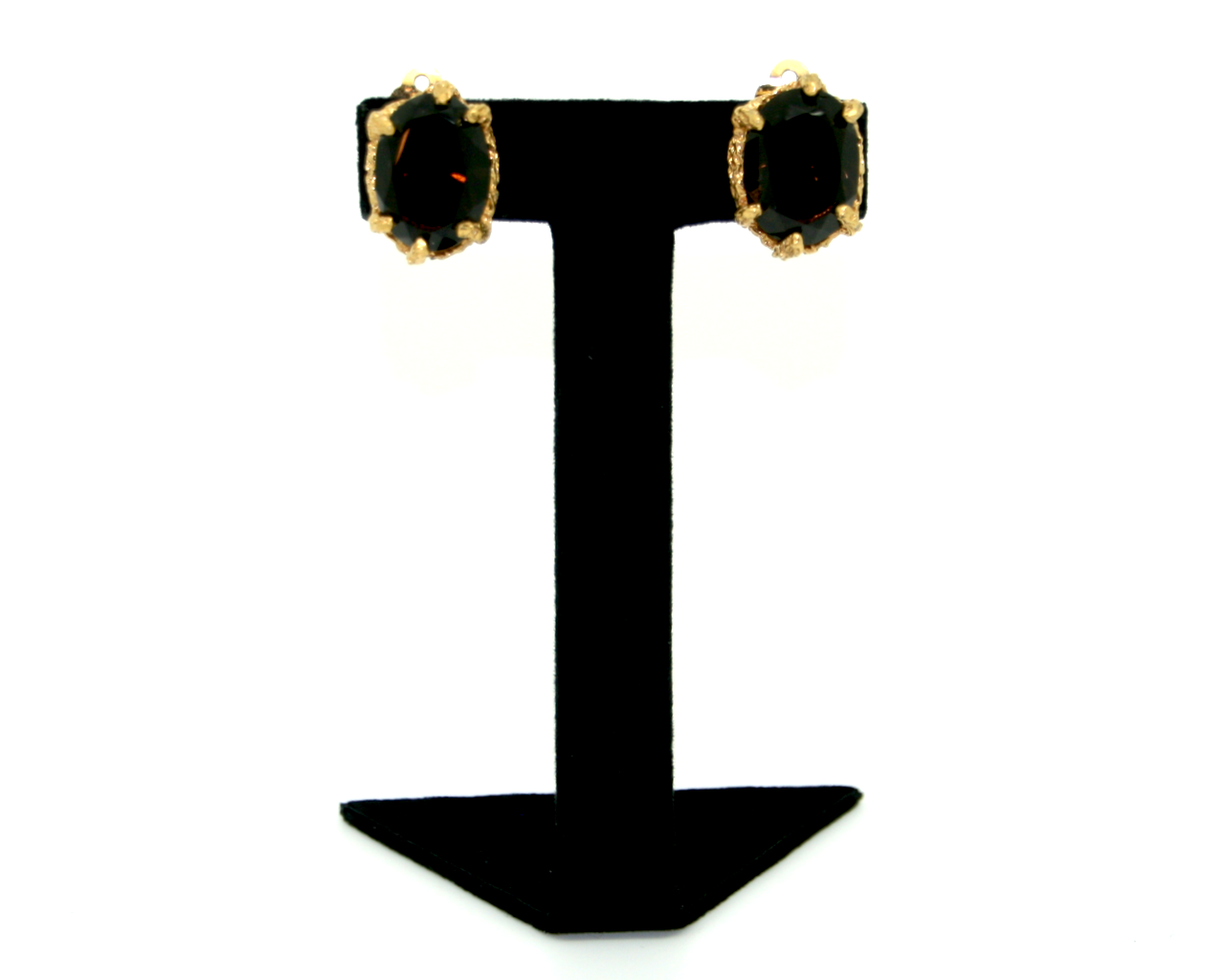 1960's PANETTA topaz modernist earrings