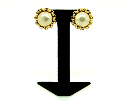 1950's VENDOME gold filigree and crystal bead earrings – Antonia